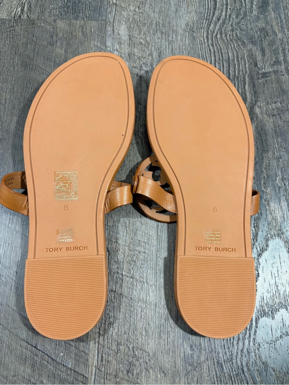 TORY BURCH Millers Soft Leather Sandals - Picture 3 of 5